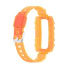 For Huawei Band 10 / 9 / 8 Integrated Transparent Silicone Watch Band(Orange) - 3