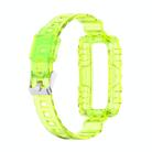 For Huawei Band 10 / 9 / 8 Integrated Transparent Silicone Watch Band(Yellow) - 3