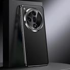 For OPPO Find X7 Genuine Leather PC Phone Case(Black) - 1