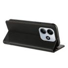 For Redmi Note 14 5G Embossed Multi-functional Wallet Retro Leather Phone Case(Black) - 3