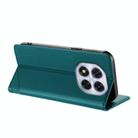 For Redmi Note 14 Pro 4G Embossed Multi-functional Wallet Retro Leather Phone Case(Dark Green) - 3