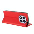For Redmi Note 14 Pro 5G Embossed Multi-functional Wallet Retro Leather Phone Case(Red) - 3