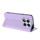 For Redmi Note 14 Pro 5G Embossed Multi-functional Wallet Retro Leather Phone Case(Light Purple) - 3