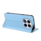 For Redmi Note 14 Pro 5G Embossed Multi-functional Wallet Retro Leather Phone Case(Light Blue) - 3
