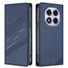 For Redmi Note 14 Pro 5G Embossed Multi-functional Wallet Retro Leather Phone Case(Dark Blue) - 2
