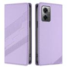 For Redmi 10 5G Embossed Multi-functional Wallet Retro Leather Phone Case(Light Purple) - 2