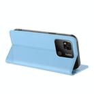For Redmi 10A / 9C Embossed Multi-functional Wallet Retro Leather Phone Case(Light Blue) - 3