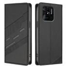 For Redmi 10C Embossed Multi-functional Wallet Retro Leather Phone Case(Black) - 2
