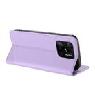 For Redmi 10C Embossed Multi-functional Wallet Retro Leather Phone Case(Light Purple) - 3