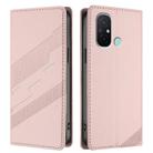 For Redmi 12C Embossed Multi-functional Wallet Retro Leather Phone Case(Pink) - 2