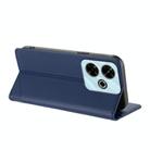 For Redmi 13 4G Embossed Multi-functional Wallet Retro Leather Phone Case(Dark Blue) - 3