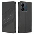 For Redmi 13C Embossed Multi-functional Wallet Retro Leather Phone Case(Black) - 2