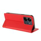 For Redmi 13C Embossed Multi-functional Wallet Retro Leather Phone Case(Red) - 3