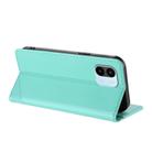 For Redmi A1 Embossed Multi-functional Wallet Retro Leather Phone Case(Mint Green) - 3