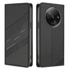 For Redmi A3 Embossed Multi-functional Wallet Retro Leather Phone Case(Black) - 2