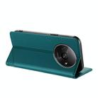 For Redmi A3 Embossed Multi-functional Wallet Retro Leather Phone Case(Dark Green) - 3