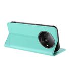 For Redmi A3 Embossed Multi-functional Wallet Retro Leather Phone Case(Mint Green) - 3