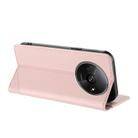 For Redmi A3 Embossed Multi-functional Wallet Retro Leather Phone Case(Pink) - 3