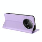 For Redmi A3 Embossed Multi-functional Wallet Retro Leather Phone Case(Light Purple) - 3