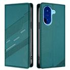 For Redmi A5 4G 171.7mm / Poco C71 Embossed Multi-functional Wallet Retro Leather Phone Case(Dark Green) - 2