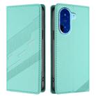For Redmi A5 4G 171.7mm / Poco C71 Embossed Multi-functional Wallet Retro Leather Phone Case(Mint Green) - 2