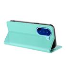 For Redmi A5 4G 171.7mm / Poco C71 Embossed Multi-functional Wallet Retro Leather Phone Case(Mint Green) - 3