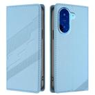 For Redmi A5 4G 171.7mm / Poco C71 Embossed Multi-functional Wallet Retro Leather Phone Case(Light Blue) - 2
