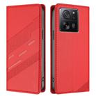 For Redmi K60 Ultra Embossed Multi-functional Wallet Retro Leather Phone Case(Red) - 2