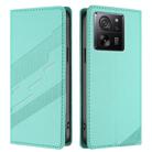 For Redmi K60 Ultra Embossed Multi-functional Wallet Retro Leather Phone Case(Mint Green) - 2