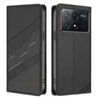 For Redmi K70E Embossed Multi-functional Wallet Retro Leather Phone Case(Black) - 2