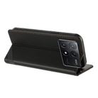 For Redmi K70E Embossed Multi-functional Wallet Retro Leather Phone Case(Black) - 3