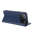 For Redmi K70E Embossed Multi-functional Wallet Retro Leather Phone Case(Dark Blue) - 3