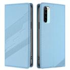 For Redmi Note 8 Embossed Multi-functional Wallet Retro Leather Phone Case(Light Blue) - 2