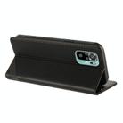For Redmi Note 10 4G Embossed Multi-functional Wallet Retro Leather Phone Case(Black) - 3