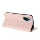 For Redmi Note 10 Pro Embossed Multi-functional Wallet Retro Leather Phone Case(Pink) - 3