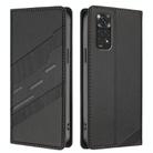 For Redmi Note 11 Global Embossed Multi-functional Wallet Retro Leather Phone Case(Black) - 2