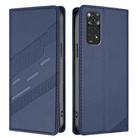 For Redmi Note 11 Global Embossed Multi-functional Wallet Retro Leather Phone Case(Dark Blue) - 2