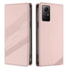 For Redmi Note 12S Embossed Multi-functional Wallet Retro Leather Phone Case(Pink) - 2