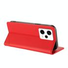 For Redmi Note 12 Pro Embossed Multi-functional Wallet Retro Leather Phone Case(Red) - 3