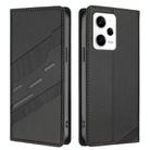 For Redmi Note 12 Pro+ Embossed Multi-functional Wallet Retro Leather Phone Case(Black) - 2