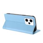 For Redmi Note 12 Pro+ Embossed Multi-functional Wallet Retro Leather Phone Case(Light Blue) - 3