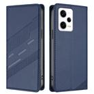 For Redmi Note 12 Pro+ Embossed Multi-functional Wallet Retro Leather Phone Case(Dark Blue) - 2