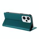 For Redmi Note 12 Turbo Embossed Multi-functional Wallet Retro Leather Phone Case(Dark Green) - 3