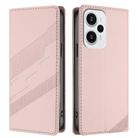 For Redmi Note 12 Turbo Embossed Multi-functional Wallet Retro Leather Phone Case(Pink) - 2