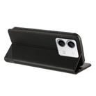 For Redmi Note 13 5G Embossed Multi-functional Wallet Retro Leather Phone Case(Black) - 3