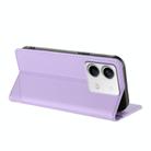 For Redmi Note 13 5G Embossed Multi-functional Wallet Retro Leather Phone Case(Light Purple) - 3