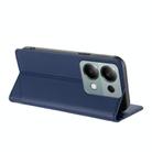 For Redmi Note 13 Pro 4G Embossed Multi-functional Wallet Retro Leather Phone Case(Dark Blue) - 3