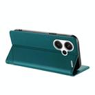 For Redmi Note 13 Pro+ Embossed Multi-functional Wallet Retro Leather Phone Case(Dark Green) - 3