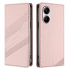 For Redmi Turbo 4 Embossed Multi-functional Wallet Retro Leather Phone Case(Pink) - 2