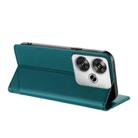 For Redmi Turbo 3 Embossed Multi-functional Wallet Retro Leather Phone Case(Dark Green) - 3